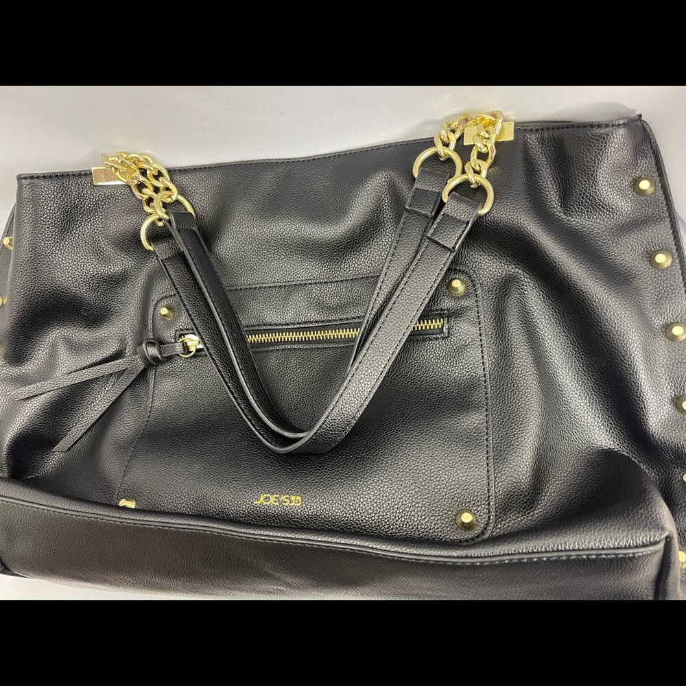 1
JOE'S Jeans
Studded Black Faux Leather Tote bag - Picture 6 of 10